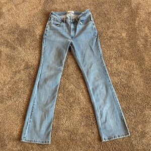 Wrangler Women's High Rise Bold Boot Jeans in Light Blue